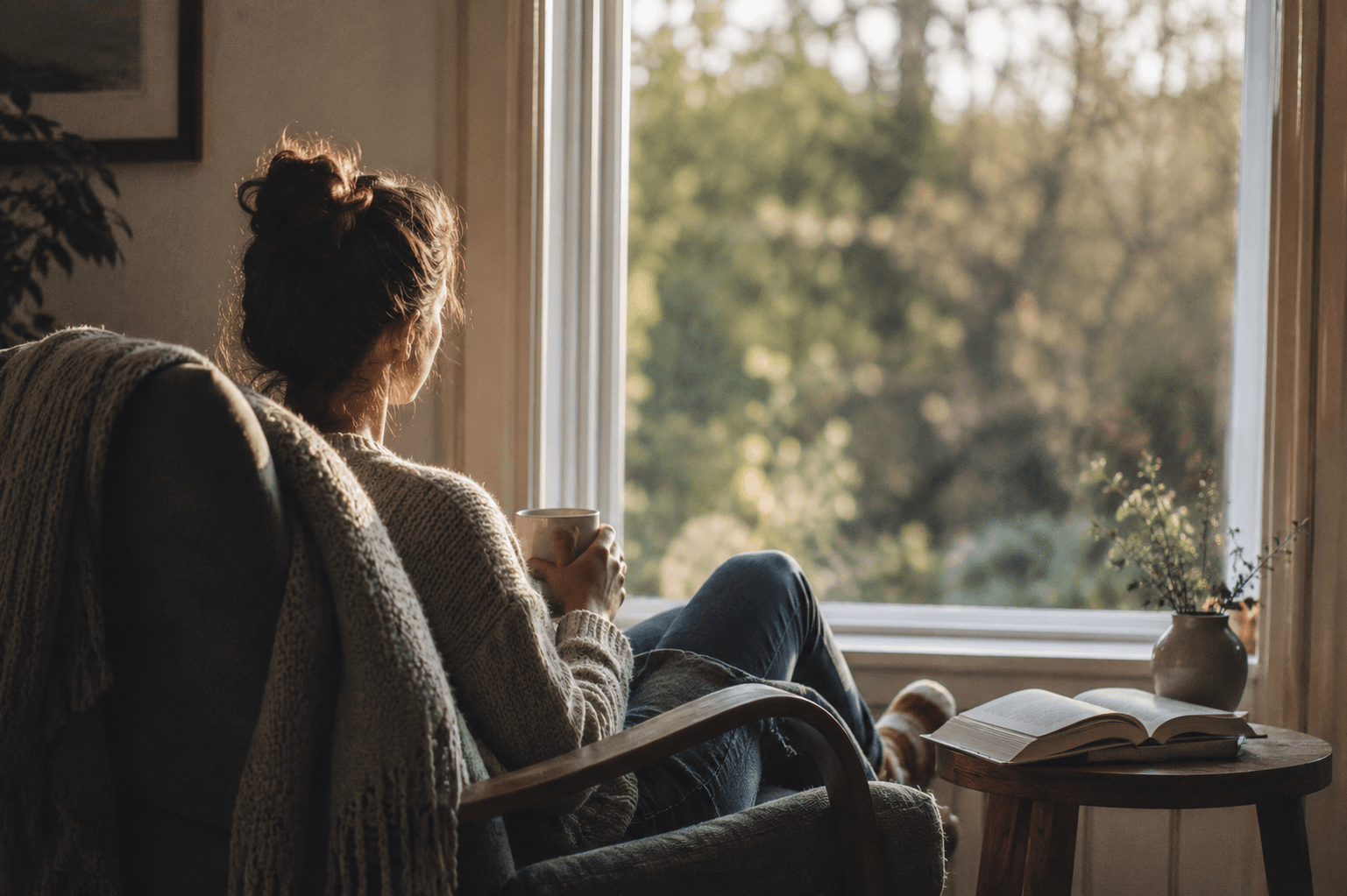 A person in quiet contemplation — withdrawal is a deeply personal experience that varies between individuals